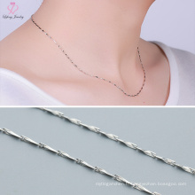 Vente chaude pas cher collier Clavicule 925 chaînes en argent Sterling